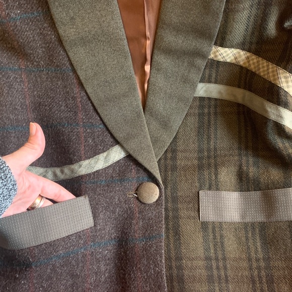 Mary Flanagan patchwork wool coat - Picture 6 of 9